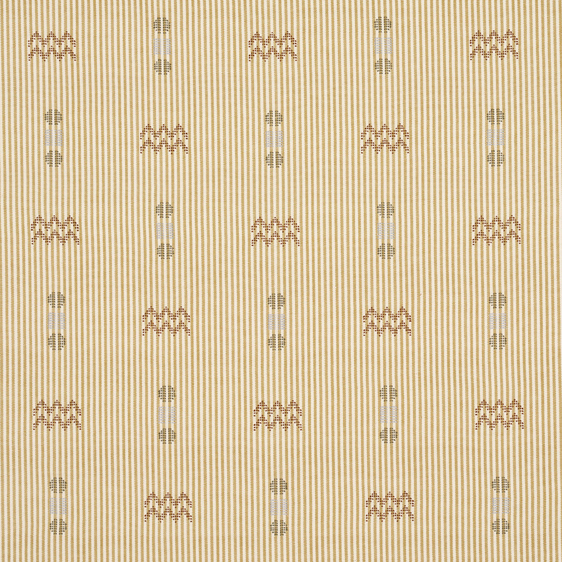 Ribbon fabric in wheat color - pattern number 82851 - by Schumacher in the A Rum Fellow collection
