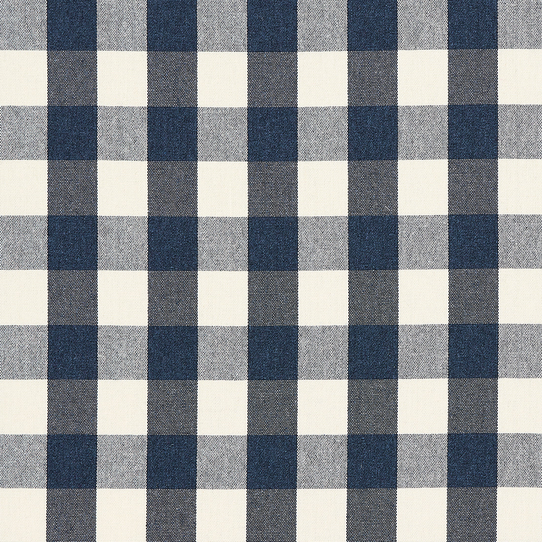Dutton Buffalo Check fabric in navy color - pattern number 82940 - by Schumacher in the A Country Life collection