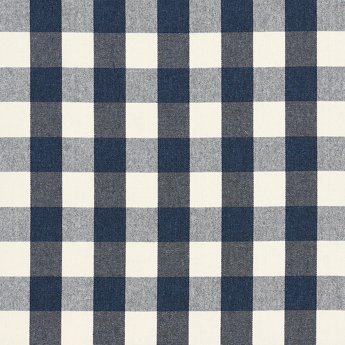 Dutton Buffalo Check fabric in navy color - pattern number 82940 - by Schumacher in the A Country Life collection