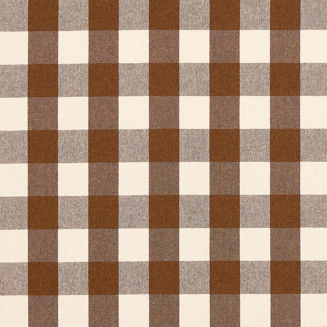 Dutton Buffalo Check fabric in coffee color - pattern number 82942 - by Schumacher in the A Country Life collection
