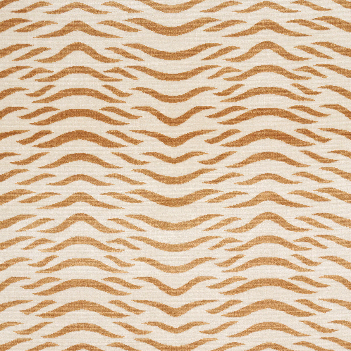 Sabi Tiger Velvet fabric in camel color - pattern number 82951 - by Schumacher in the Cut &amp; Patterned Velvets collection