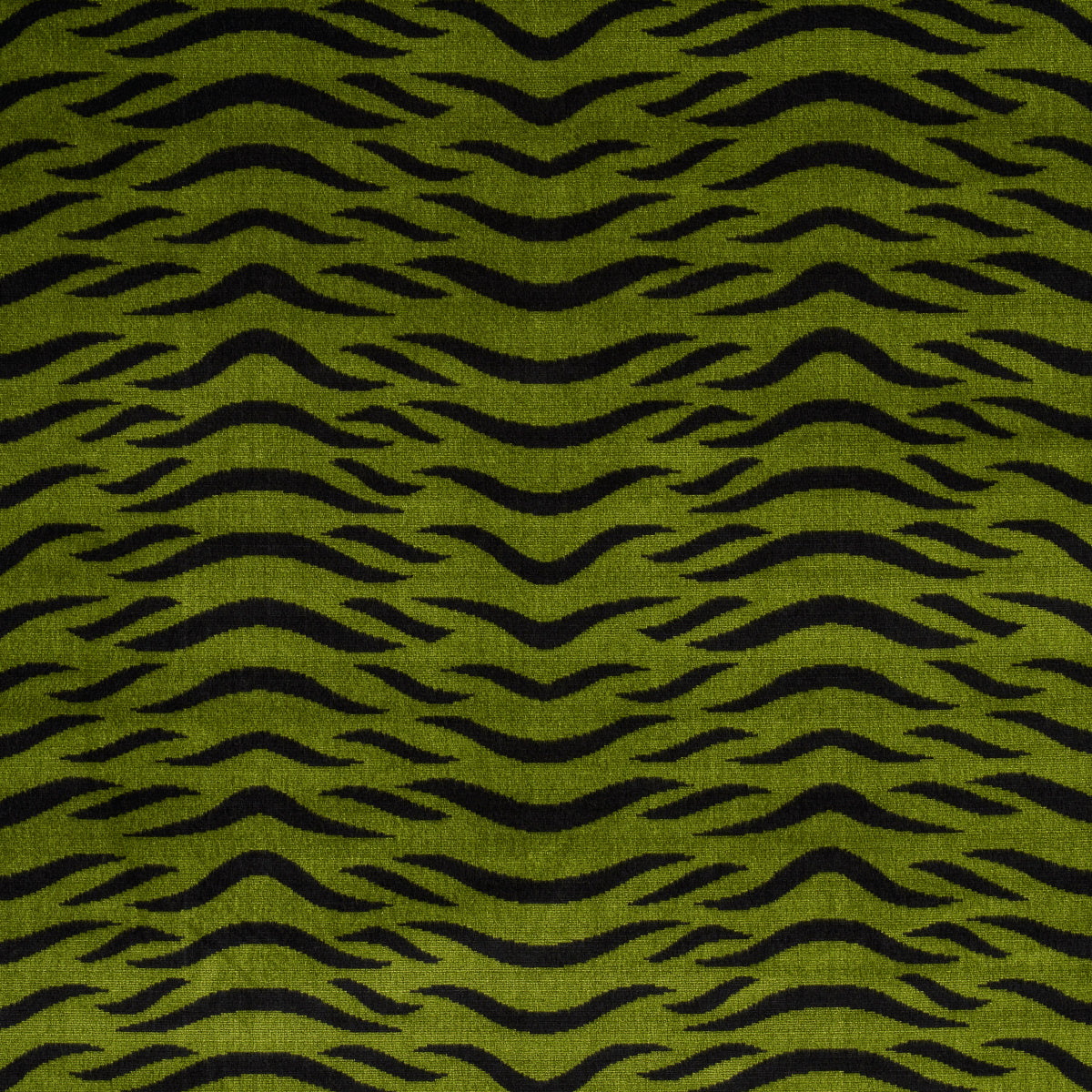Sabi Tiger Velvet fabric in jungle color - pattern number 82952 - by Schumacher in the Cut &amp; Patterned Velvets collection