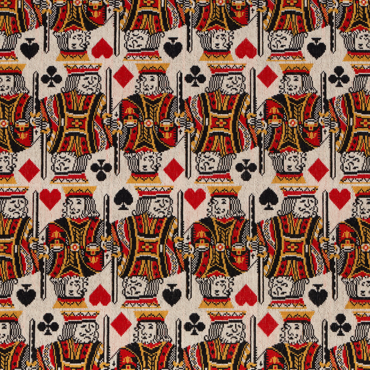 King Epingle fabric in document color - pattern number 83010 - by Schumacher in the Cut &amp; Patterned Velvets collection