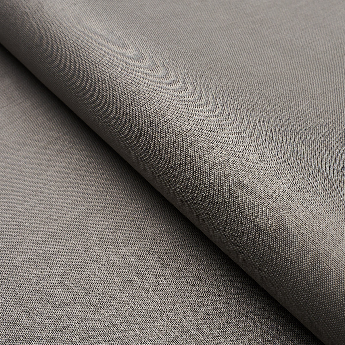 Middleton Linen fabric in grey color - pattern number 83040 - by Schumacher in the Perfect Basics: Linen collection