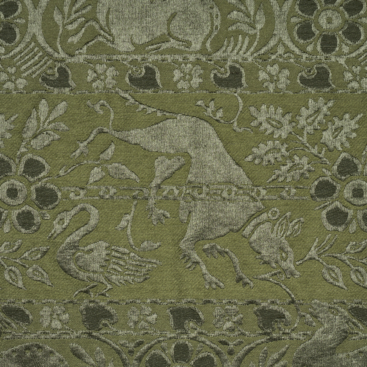 Animali fabric in moss color - pattern number 83123 - by Schumacher in the A Country Life collection