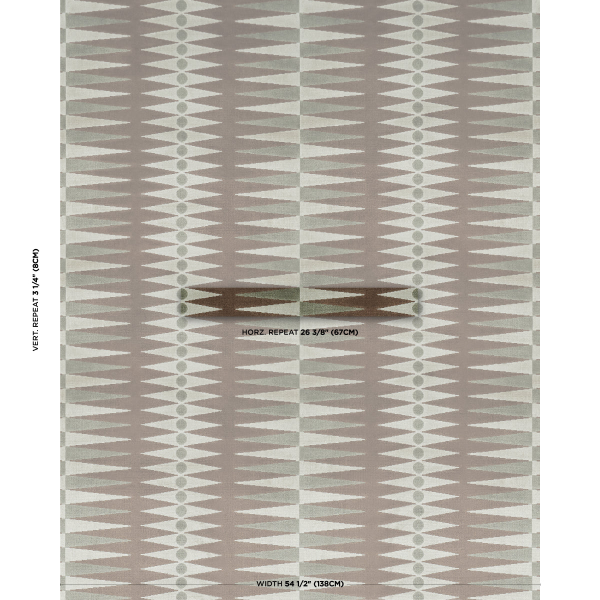 Backgammon Cut Velvet fabric in verdure color - pattern number 83204 - by Schumacher in the Atelier Paris collection
