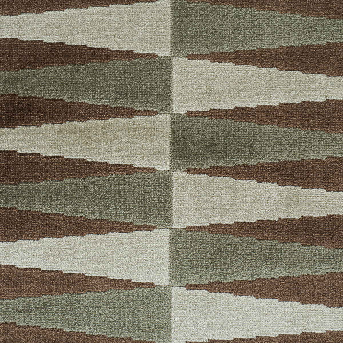 Backgammon Cut Velvet fabric in verdure color - pattern number 83204 - by Schumacher in the Atelier Paris collection