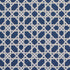 Le Maroc Epingle fabric in blue color - pattern number 83220 - by Schumacher in the Mary Mcdonald collection
