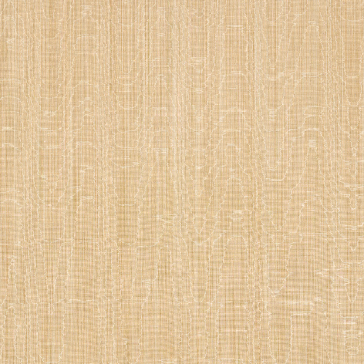 Beau Cotton Linen Moire fabric in soft gold color - pattern number 83252 - by Schumacher in the Patterson Flynn collection