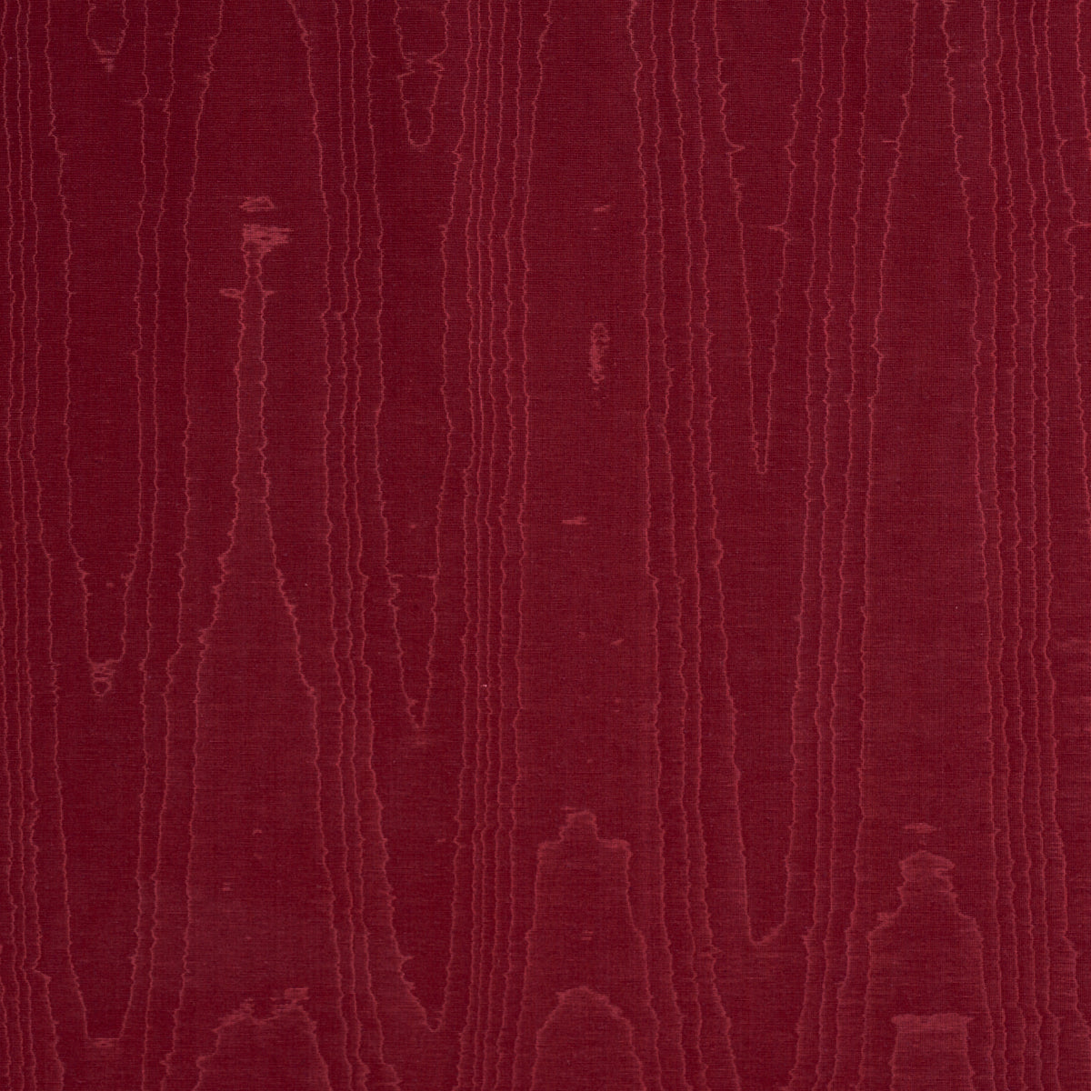 Beau Cotton Linen Moiré fabric in crimson color - pattern number 83254 - by Schumacher in the Patterson Flynn collection