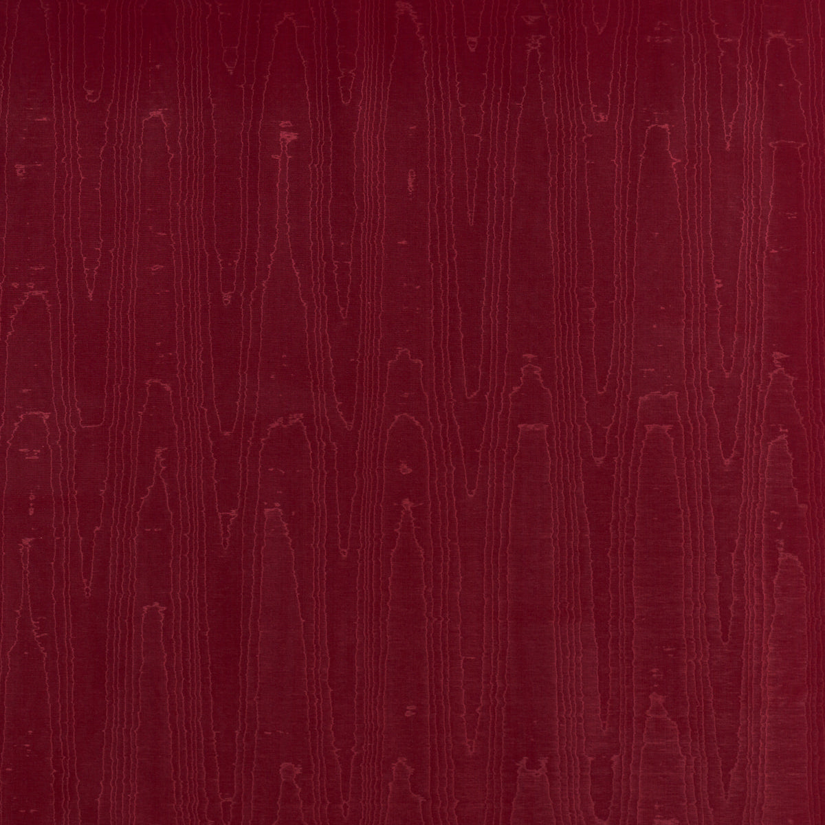 Beau Cotton Linen Moiré fabric in crimson color - pattern number 83254 - by Schumacher in the Patterson Flynn collection