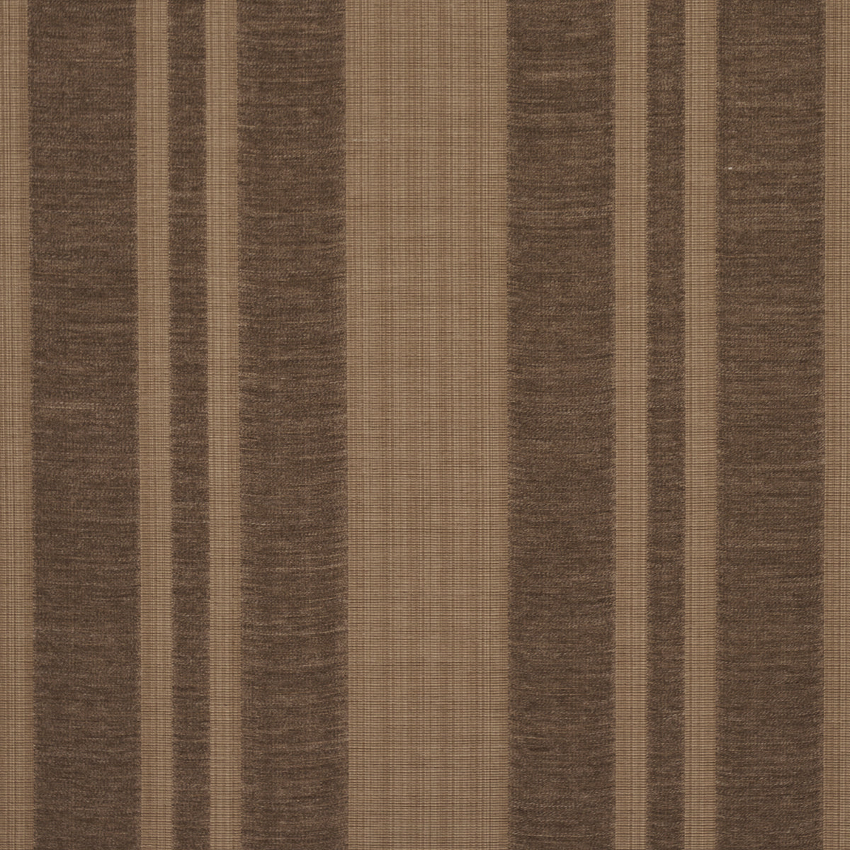 Simon Wool Linen Stripe fabric in brown color - pattern number 83260 - by Schumacher in the Patterson Flynn collection