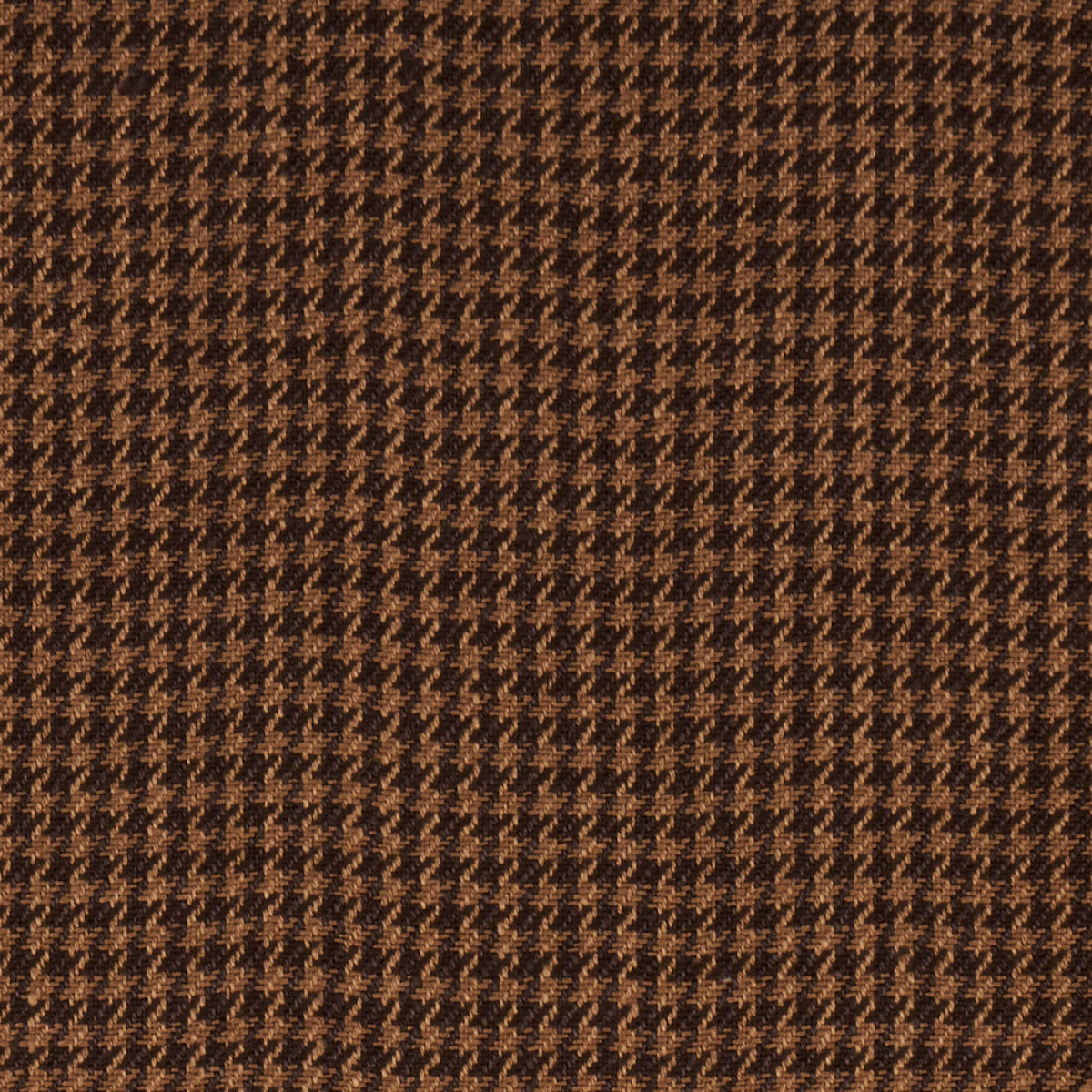 Lotti Linen Houndstooth fabric in brown color - pattern number 83341 - by Schumacher in the Patterson Flynn collection
