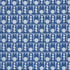 Downtown fabric in blues color - pattern number 83411 - by Schumacher in the Drusus Tabor collection
