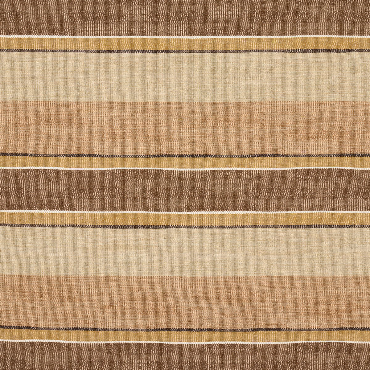 Pikes Stripe fabric in spice color - pattern number 83500 - by Schumacher in the Earth And Sky collection