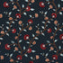 Iyla Embroidery fabric in midnight and rouge color - pattern number 83662 - by Schumacher in the Le Max collection