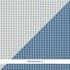 Georgie Reversible Check fabric in indigo color - pattern number 83691 - by Schumacher in the Mark D. Sikes collection