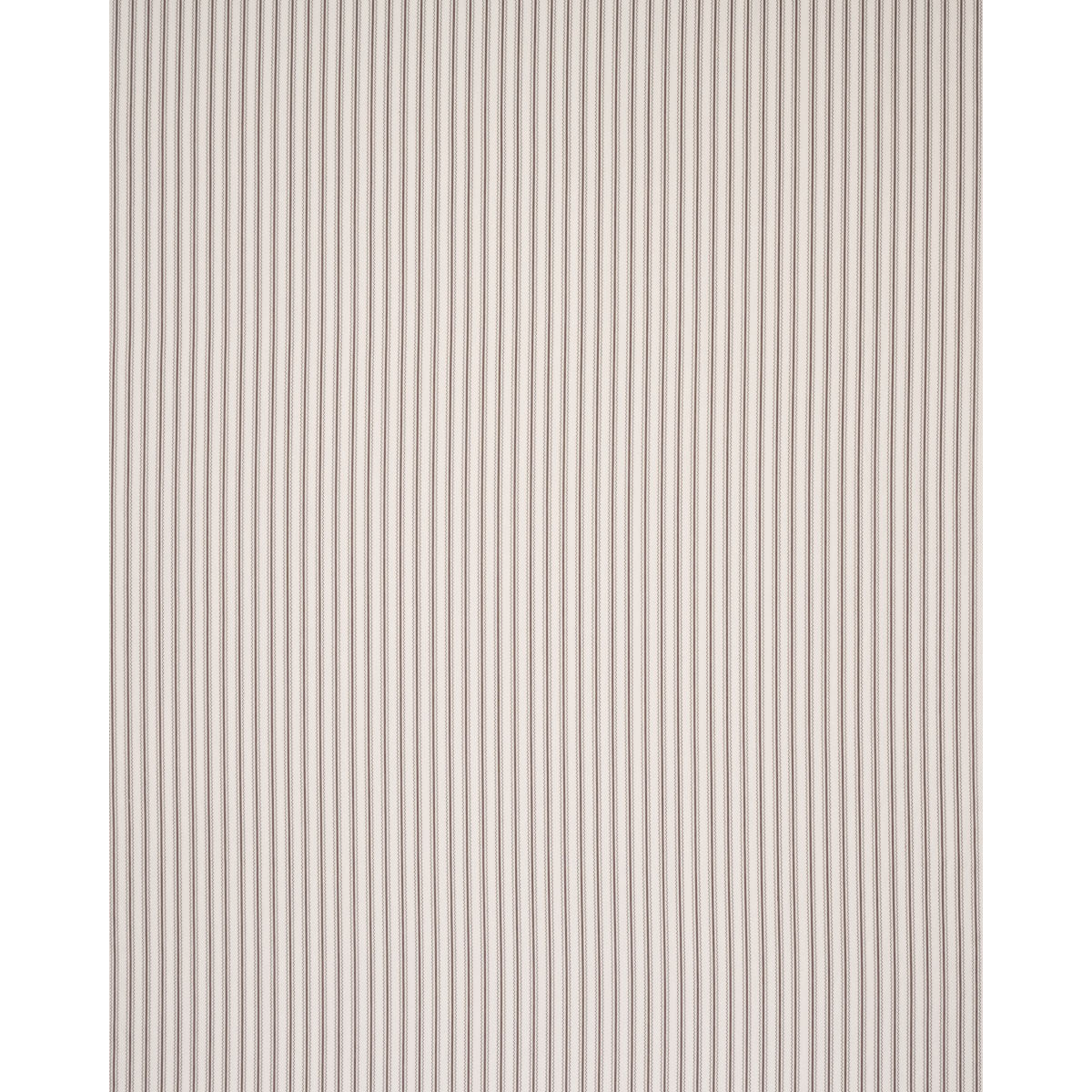 Birdie Ticking Stripe fabric in Brown color - pattern number 83704 - by Schumacher in the Woven Essentials collection