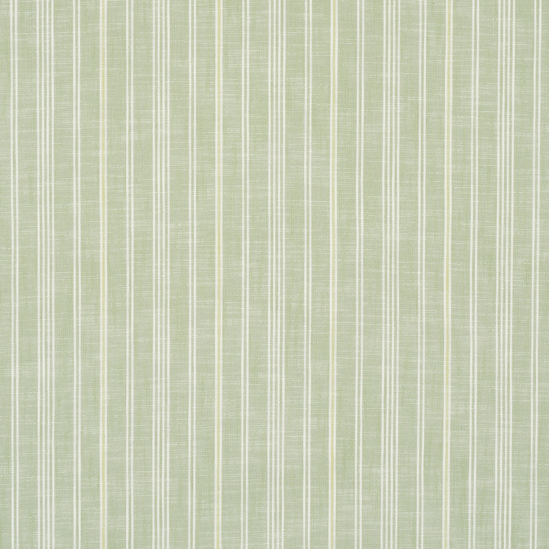 Lucy Stripe fabric in leaf green color - pattern number 83714 - by Schumacher in the Mark D. Sikes collection