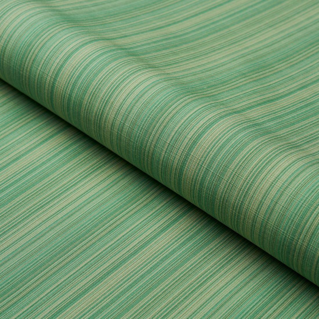 Gracie Solid Strie fabric in emerald color - pattern number 83721 - by Schumacher in the Mark D. Sikes collection
