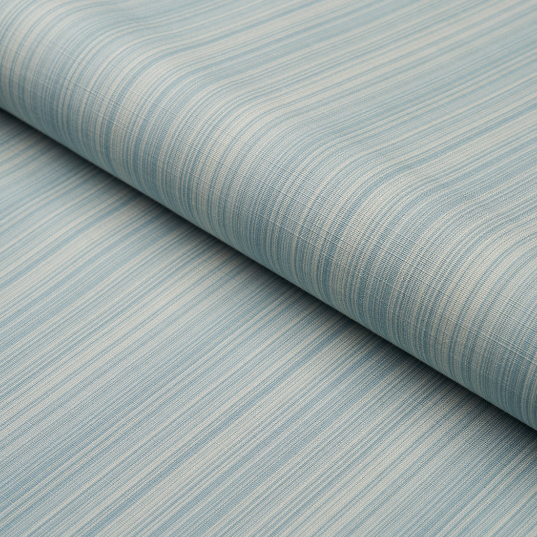 Gracie Solid Strie fabric in china blue color - pattern number 83728 - by Schumacher in the Mark D. Sikes collection