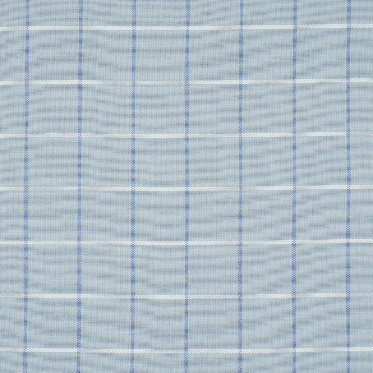 Frannie Windowpane fabric in china blue color - pattern number 83782 - by Schumacher in the Mark D. Sikes collection