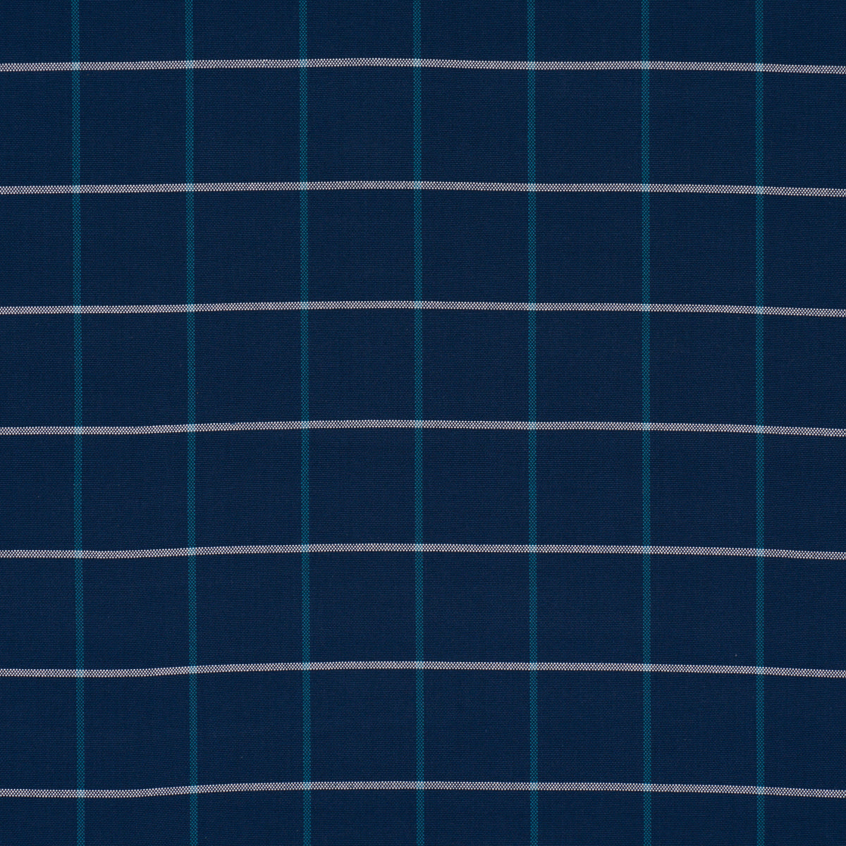 Frannie Windowpane fabric in navy color - pattern number 83787 - by Schumacher in the Mark D. Sikes collection