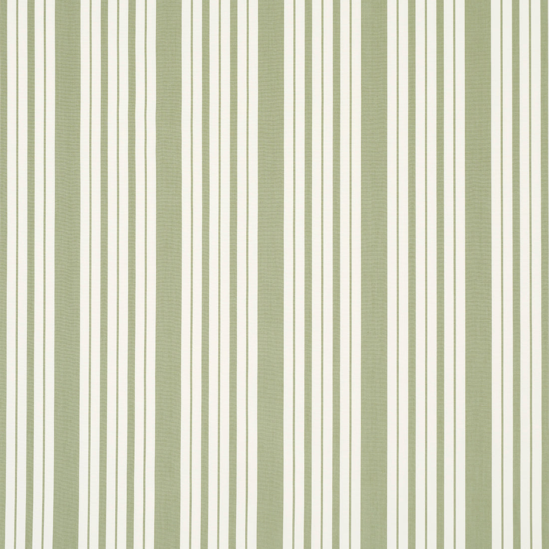 Markie Stripe fabric in leaf green color - pattern number 83803 - by Schumacher in the Mark D. Sikes collection