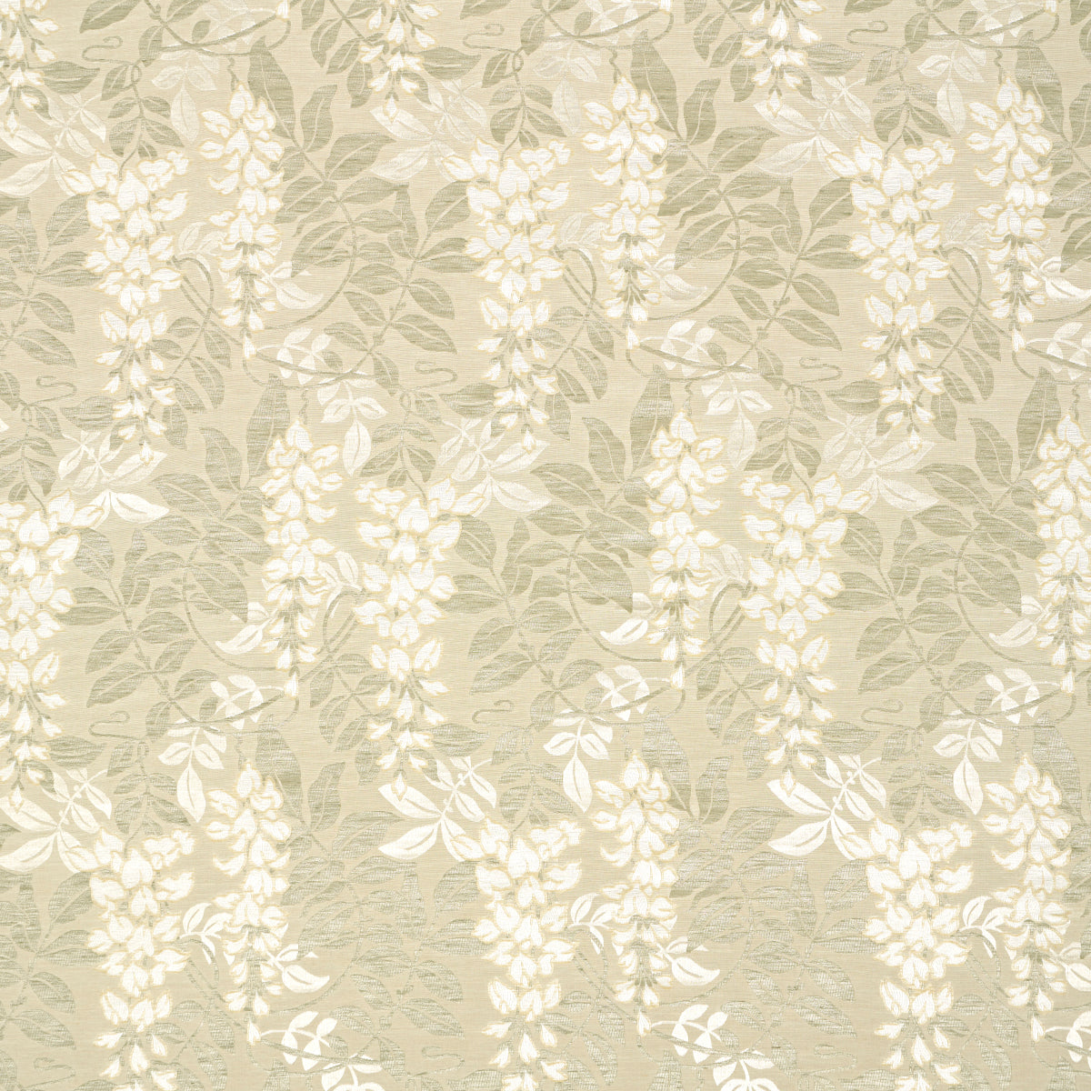Lucia Wisteria fabric in moss color - pattern number 83901 - by Schumacher in the Schumacher Classics collection