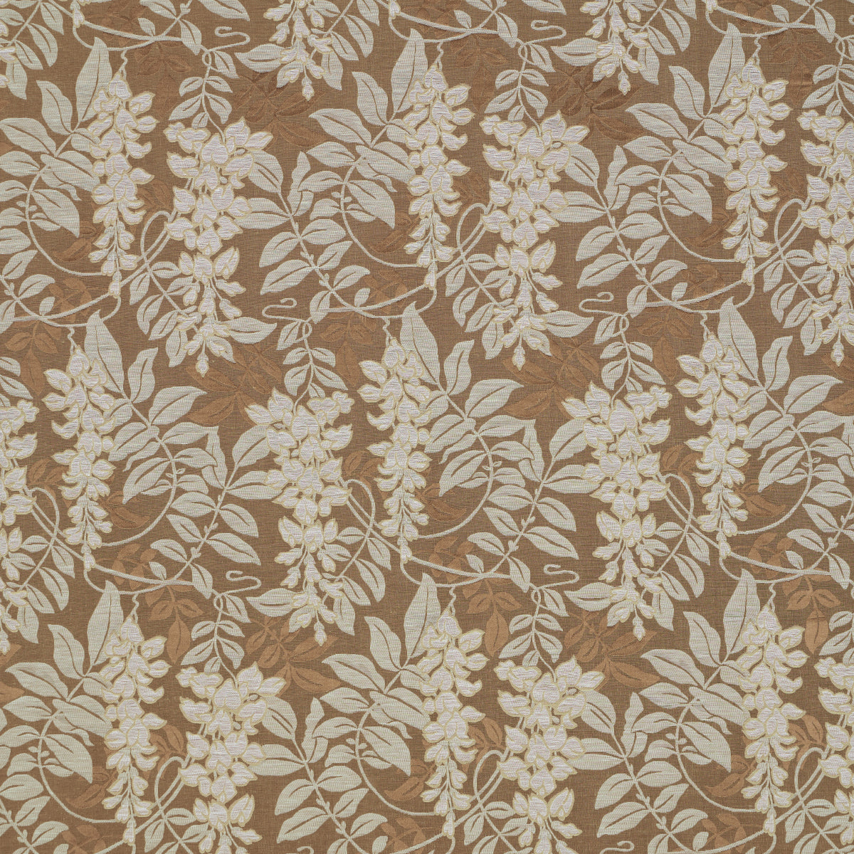 Lucia Wisteria fabric in sable color - pattern number 83902 - by Schumacher in the Schumacher Classics collection