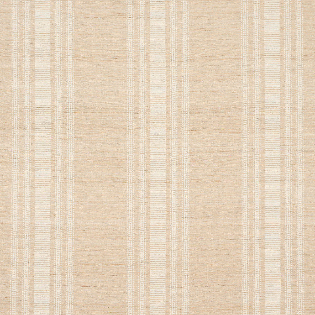 Cassia Handwoven Silk Stripe fabric in natural color - pattern number 83990 - by Schumacher in the Patterson Flynn collection