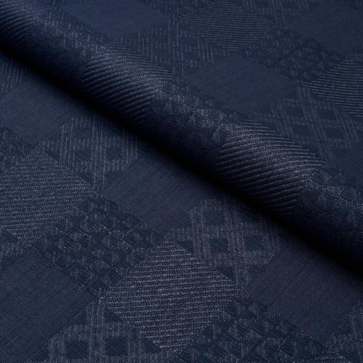 Malia fabric in indigo color - pattern number 84052 - by Schumacher in the Patterson Flynn collection