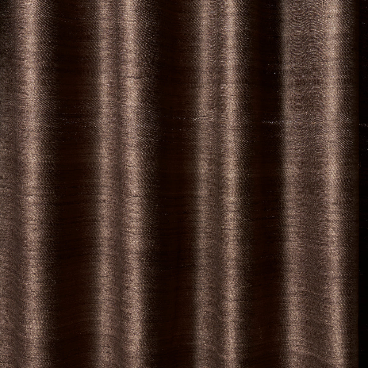 Amir Handwoven Silk Casement fabric in walnut color - pattern number 84072 - by Schumacher in the Patterson Flynn collection