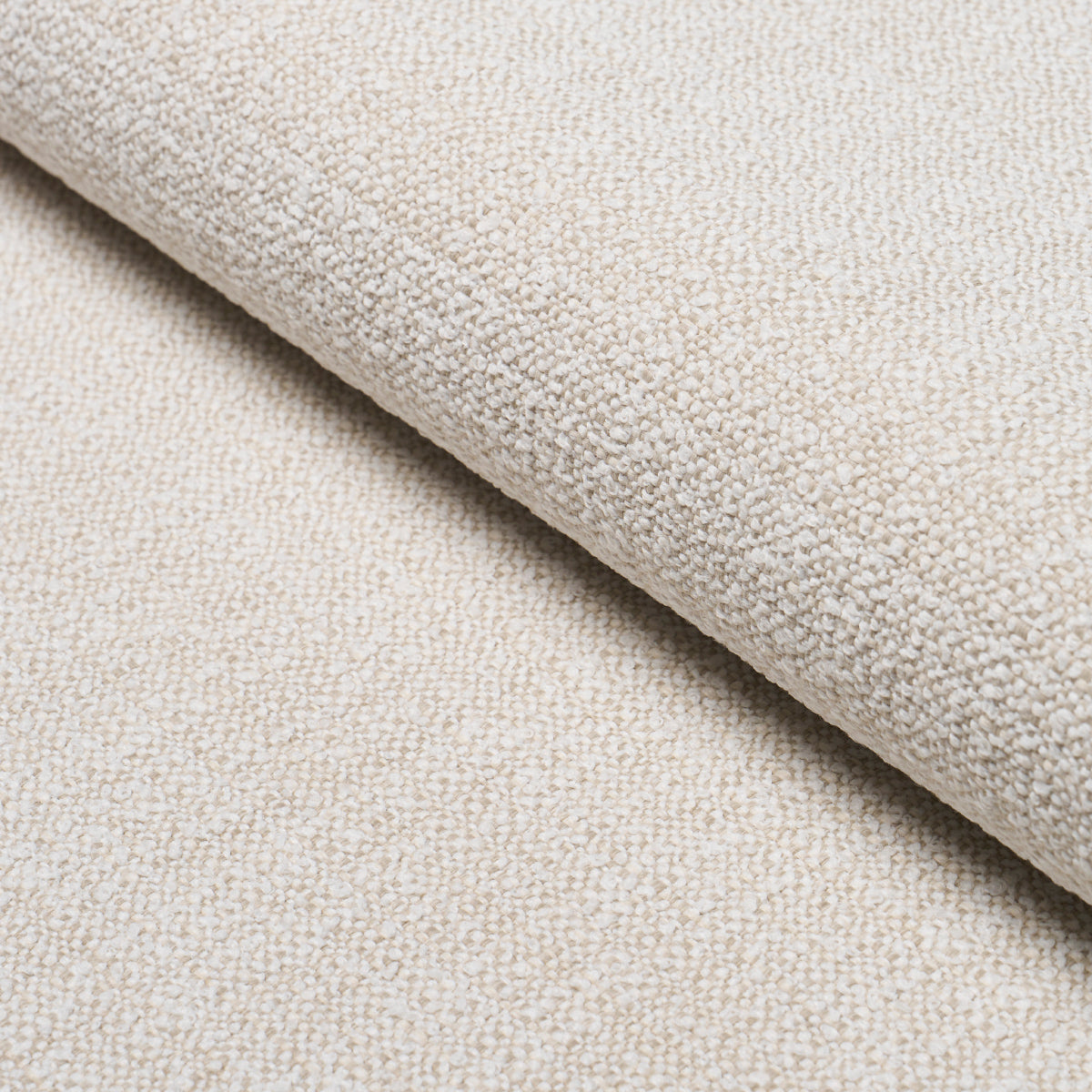Sadie Indoor Outdoor fabric in white on natural color - pattern number 84150 - by Schumacher in the Perfect Basics: Indoor/Outdoor collection
