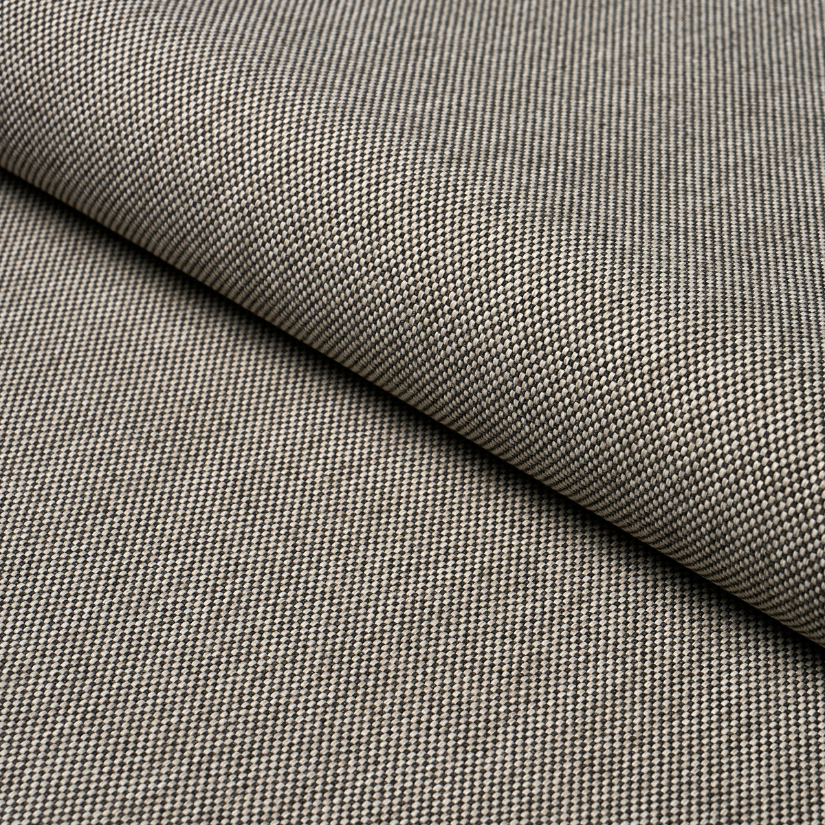 Brock Indoor Outdoor fabric in black color - pattern number 84160 - by Schumacher in the Perfect Basics: Indoor/Outdoor collection