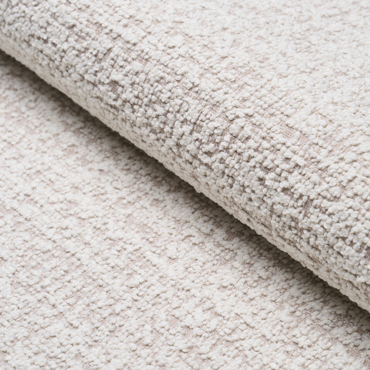 Zuzu Indoor Outdoor fabric in white on natural color - pattern number 84200 - by Schumacher in the Perfect Basics: Indoor/Outdoor collection