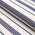 Serra Mesa Indoor Outdoor Stripe fabric in navy color - pattern number 84270 - by Schumacher in the Live It Up! collection