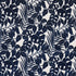 Miramar Indoor Outdoor Velvet fabric in navy color - pattern number 84323 - by Schumacher in the Perennial Favorites collection