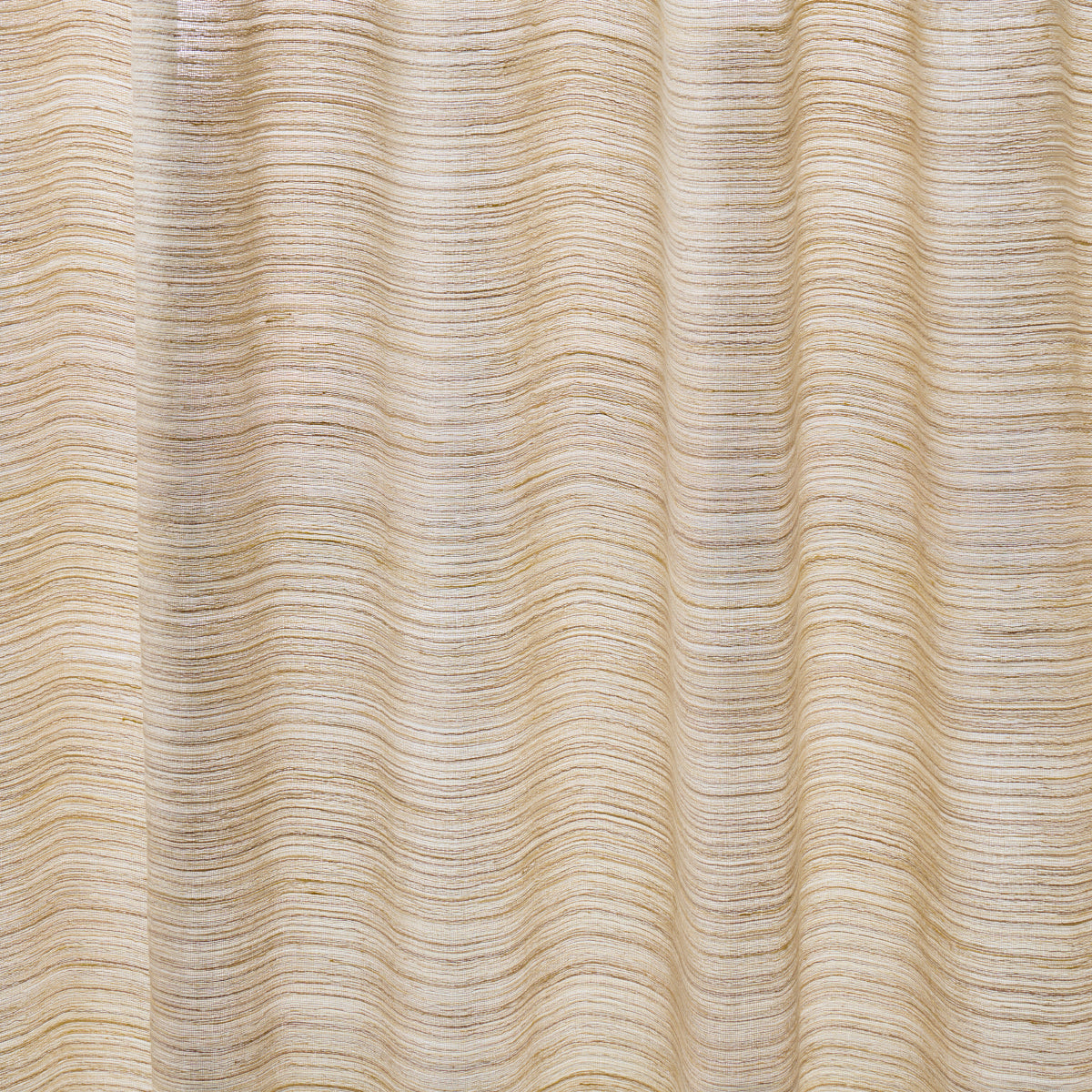 Ines Alpaca Linen Sheer fabric in soft gold color - pattern number 84470 - by Schumacher in the Patterson Flynn collection
