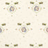 Reptilia Embroidery fabric in bright multi on ivory color - pattern number 84540 - by Schumacher in the Backdrop collection