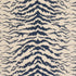 Shivalik Hills Tiger fabric in indigo color - pattern number 84651 - by Schumacher in the Orpheum collection