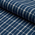 Boyd Check fabric in indigo color - pattern number 84681 - by Schumacher in the Ashbury collection