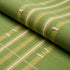 Remmy Hand Woven Stripe fabric in leaf color - pattern number 84781 - by Schumacher in the Ashbury collection