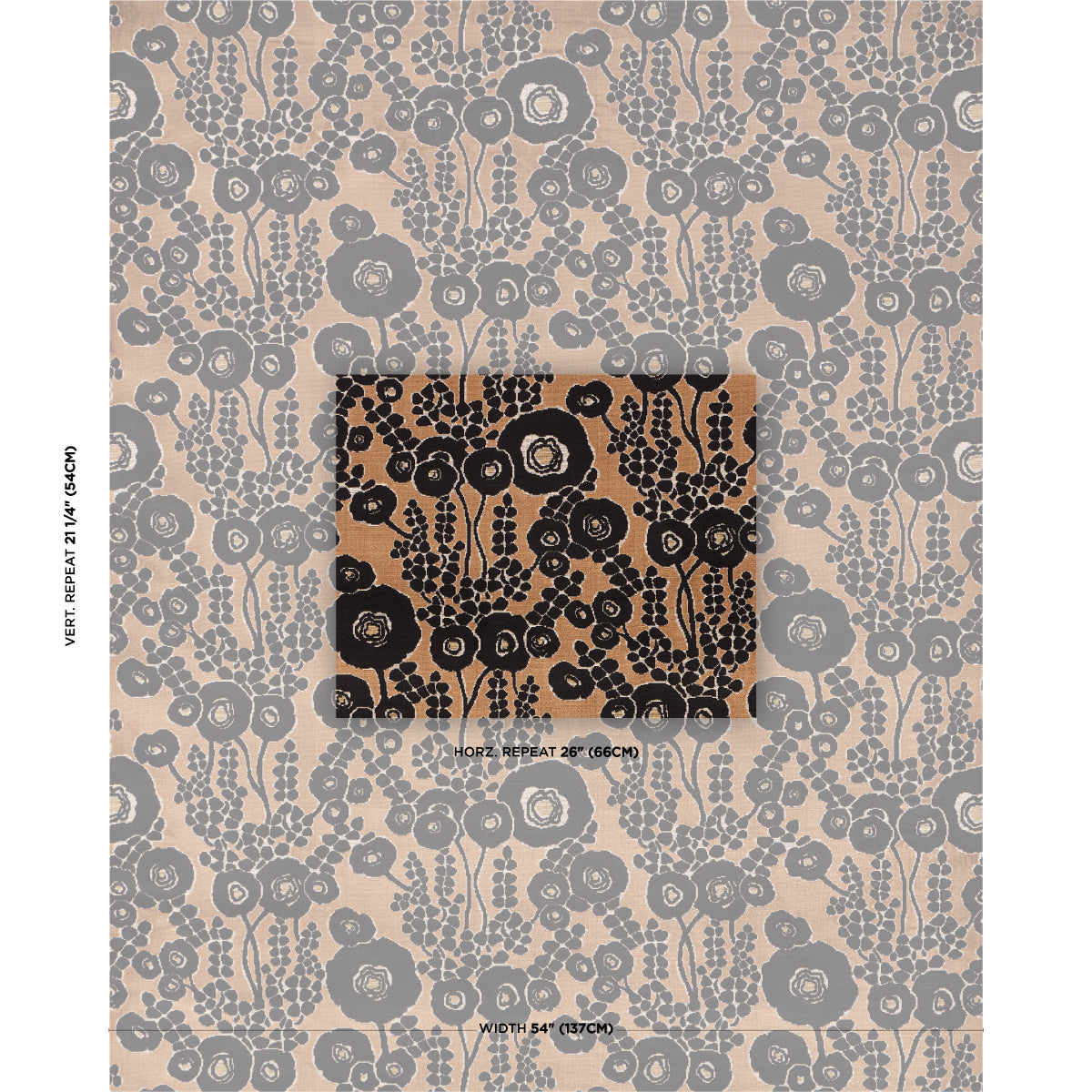 Emelie Velvet fabric in bronze &amp; noir color - pattern number 84790 - by Schumacher in the Cut &amp; Patterned Velvets collection