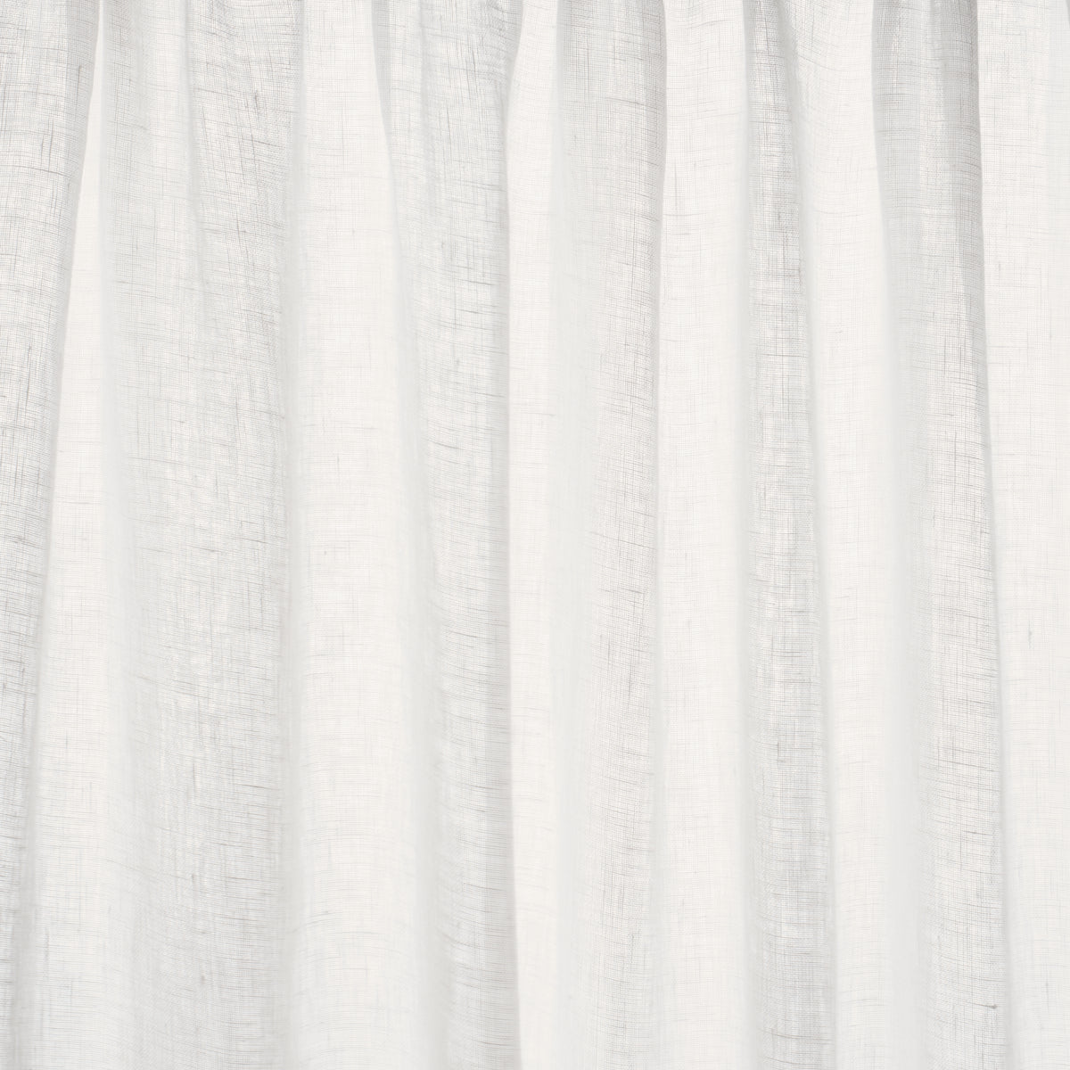 Aya Sheer fabric in white color - pattern number 84920 - by Schumacher in the Perfect Basics: Linen collection