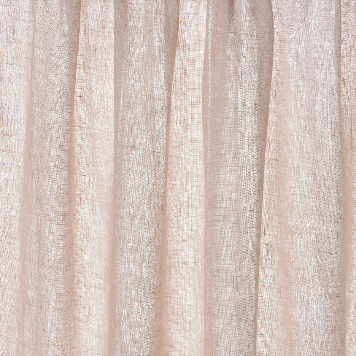 Aya Sheer fabric in blush color - pattern number 84924 - by Schumacher in the Perfect Basics: Linen collection