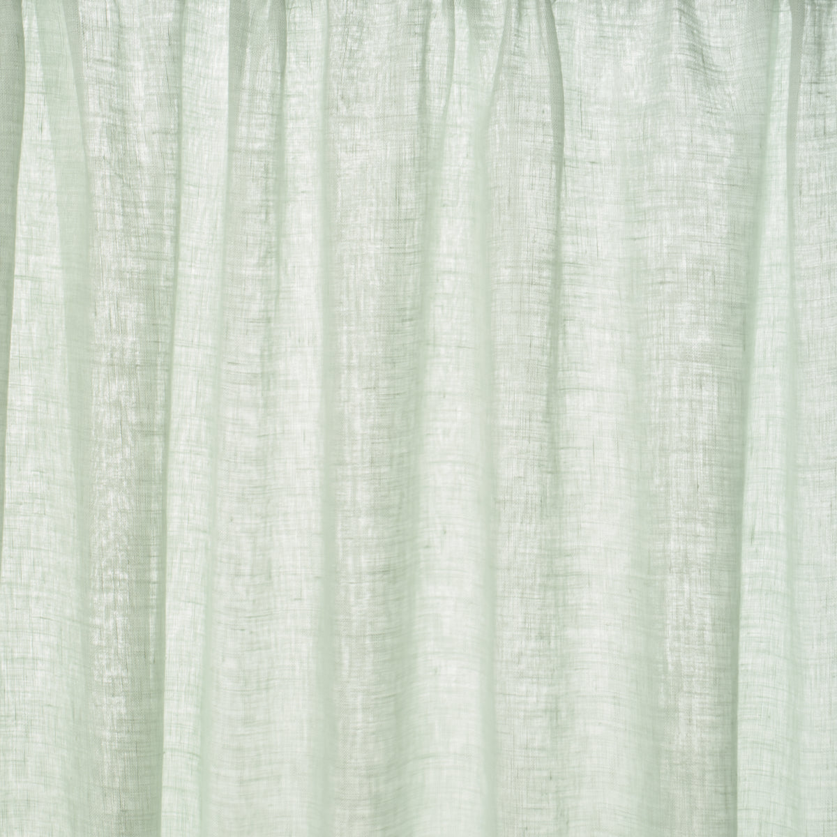 Aya Sheer fabric in seaglass color - pattern number 84926 - by Schumacher in the Perfect Basics: Linen collection