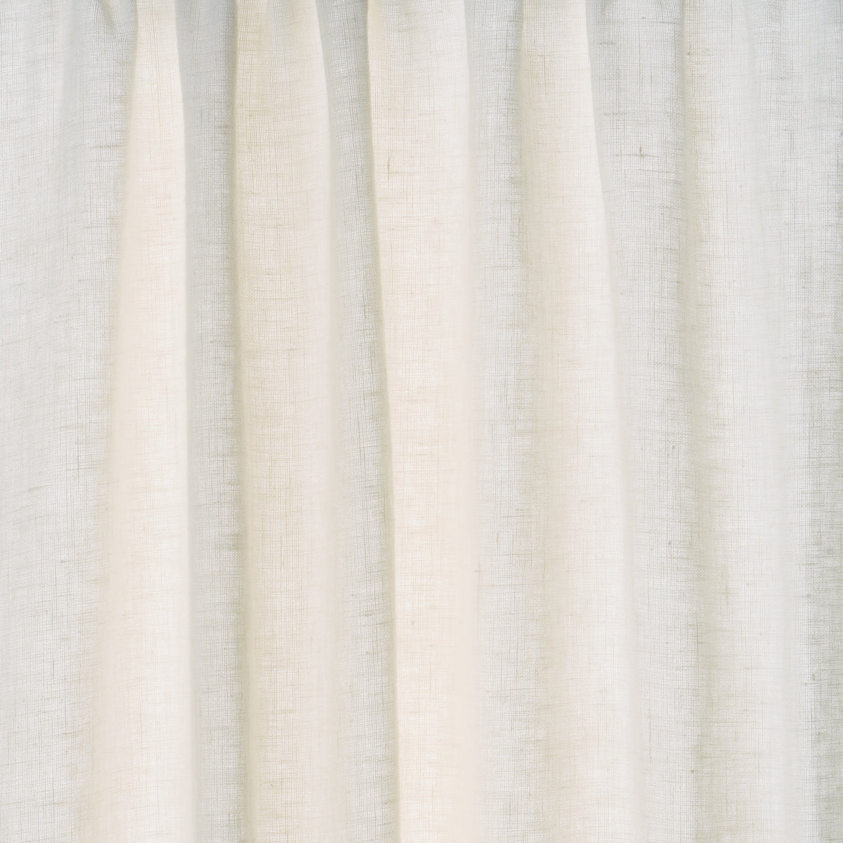Leslie Stonewashed Sheer fabric in ivory color - pattern number 84931 - by Schumacher in the Perfect Basics: Linen collection