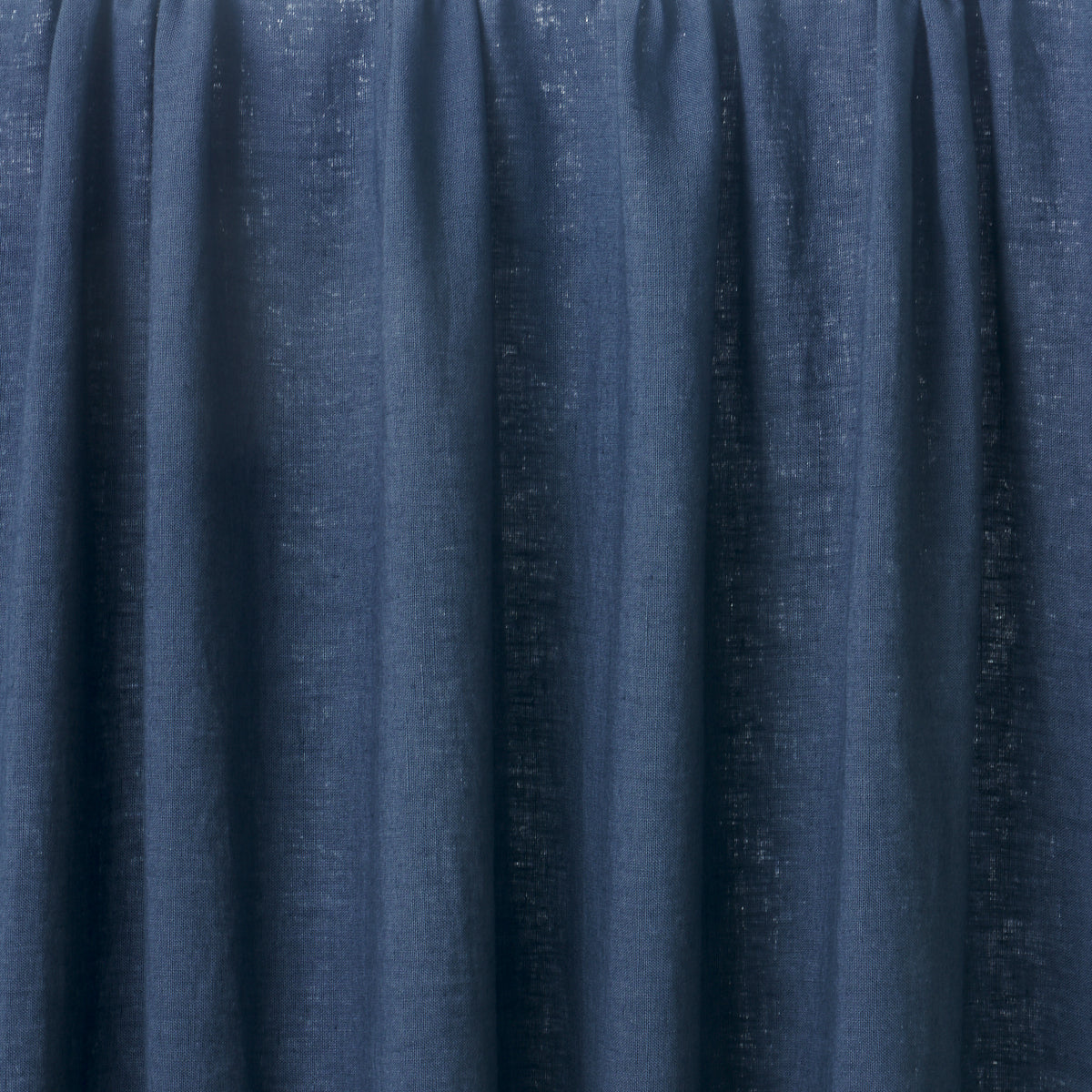 Leslie Stonewashed Sheer fabric in navy color - pattern number 84938 - by Schumacher in the Perfect Basics: Linen collection
