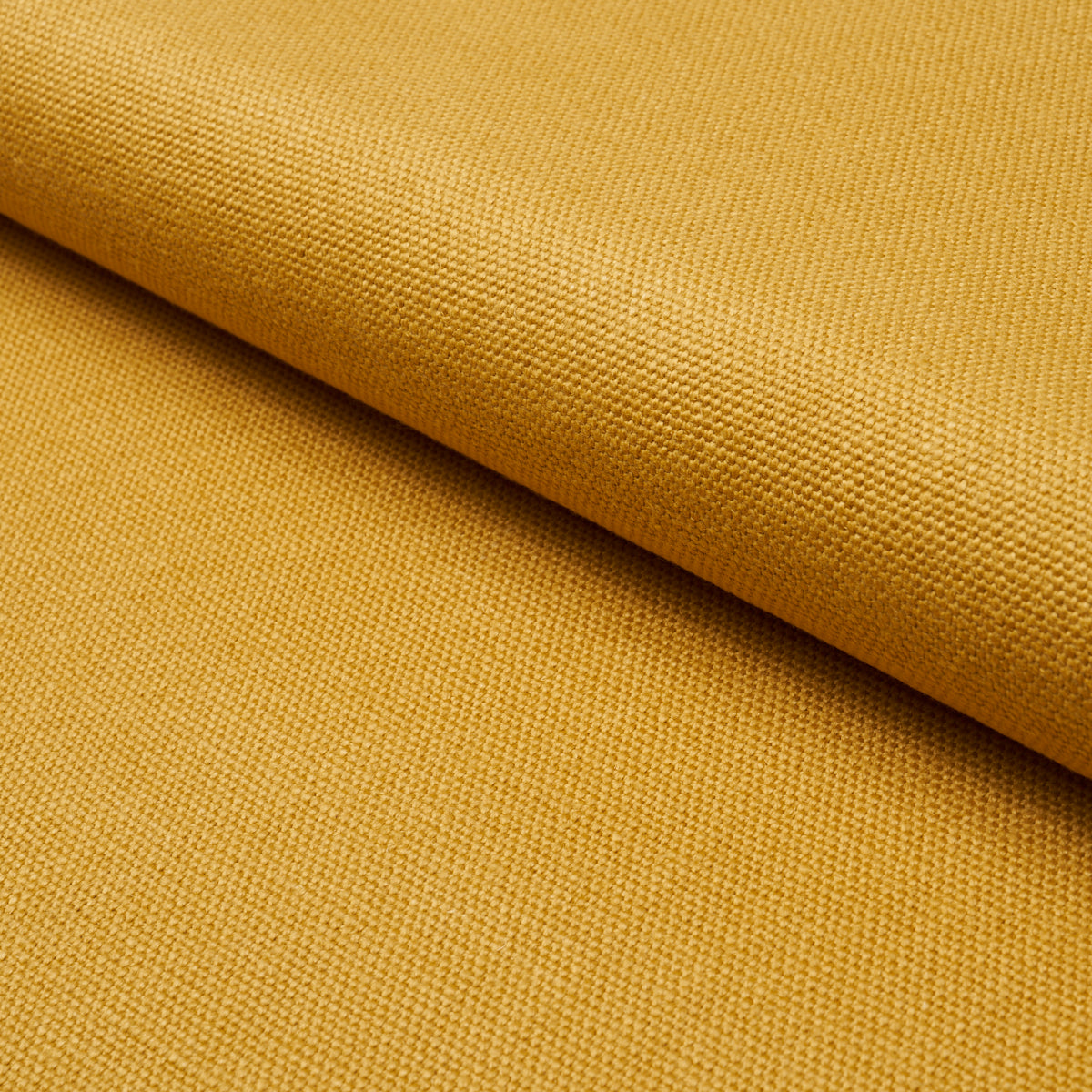 Franc Linen fabric in ochre color - pattern number 84949 - by Schumacher in the Perfect Basics: Linen collection